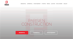 Desktop Screenshot of parisienconstruction.com