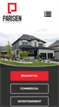 Mobile Screenshot of parisienconstruction.com